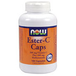 Ester-C 500mg Complex 180 Caps, NOW Foods