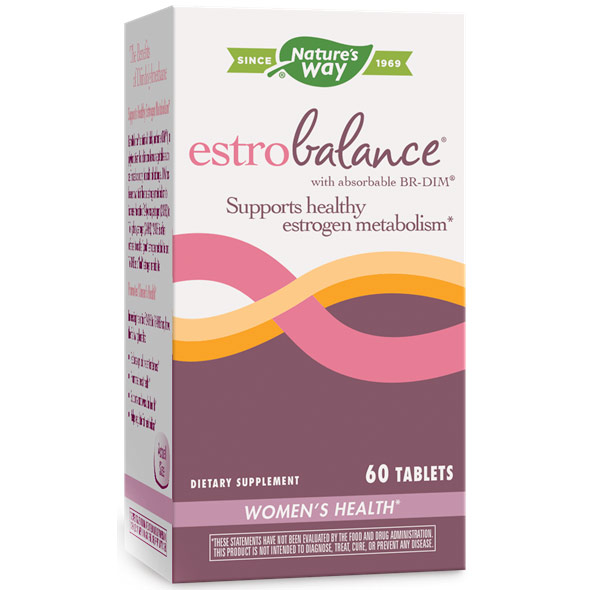 EstroBalance, With Absorbable DIM, 60 Tablets, Enzymatic Therapy
