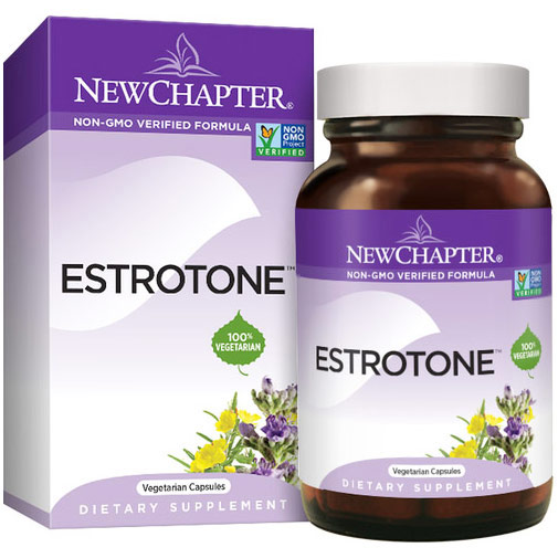 Estrotone, Herbal Supplement, 30 Vegetarian Capsules, New Chapter