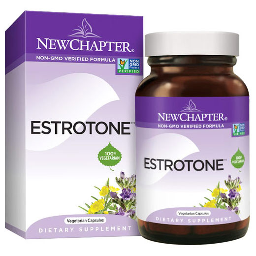 Estrotone, Herbal Hormonal Balance, 60 Vegetarian Capsules, New Chapter