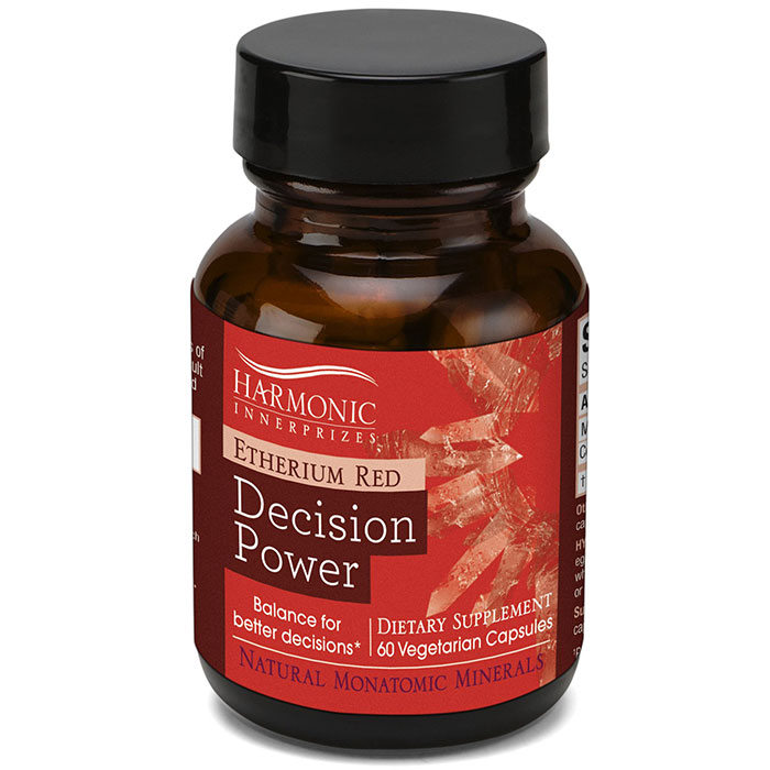 Etherium Red, Decision Power, 60 Vegetarian Capsules, Harmonic Innerprizes