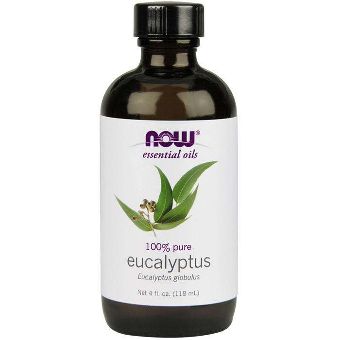 Eucalyptus Oil 4 oz, Pure Essential Oil, NOW Foods