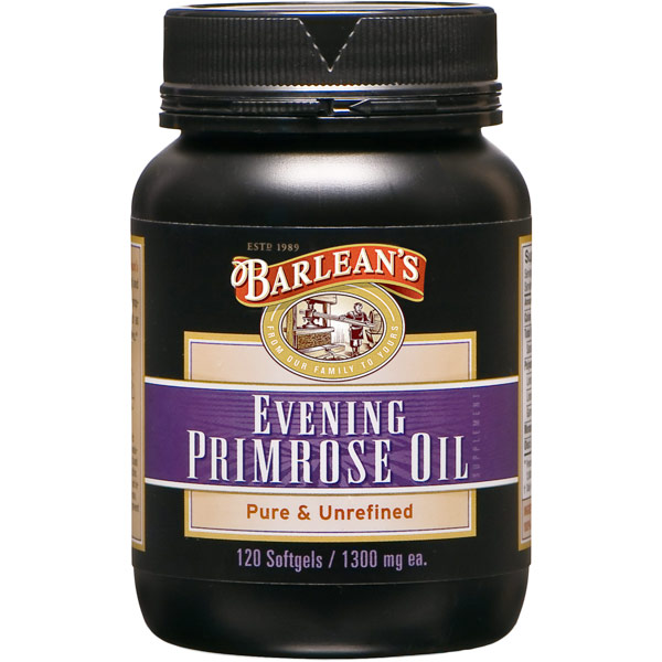 Barlean's Organic Oils Evening Primrose Oil, 120 Softgels, Barlean's Organic Oils