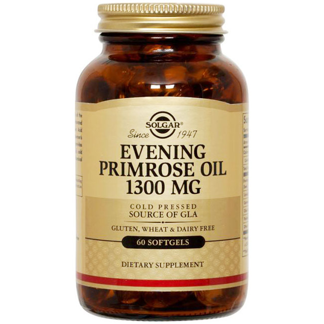 Evening Primrose Oil 1300 mg, 60 Softgels, Solgar