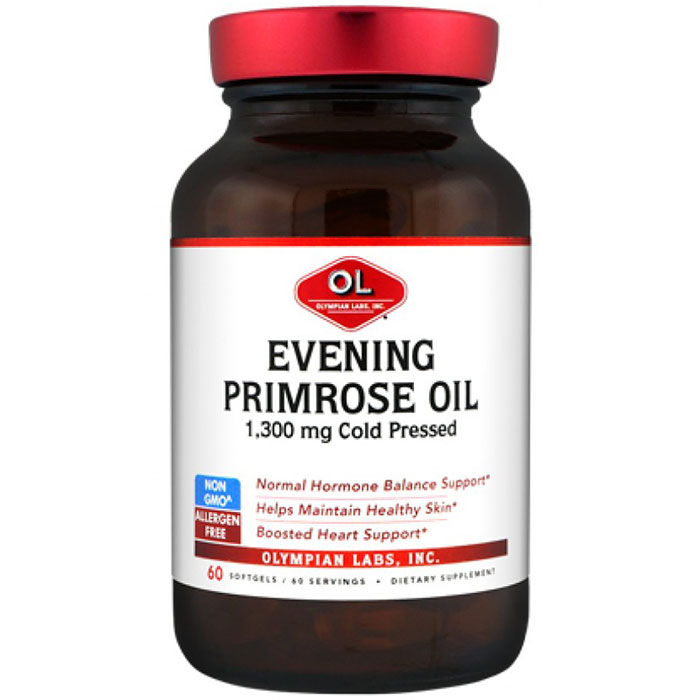 Evening Primrose Oil 1300mg, 60 Softgels, Olympian Labs