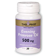 Evening Primrose Oil 500mg 30 softgels, Thompson Nutritional Products