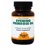 Evening Primrose Oil 500 mg 60 Softgels, Country Life