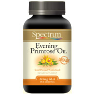 Organic Evening Primrose Oil, 500 mg, 100 Softgels, Spectrum Essentials