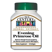 21st Century HealthCare Evening Primrose Oil 500 mg 60 Softgels, 21st Century Health Care