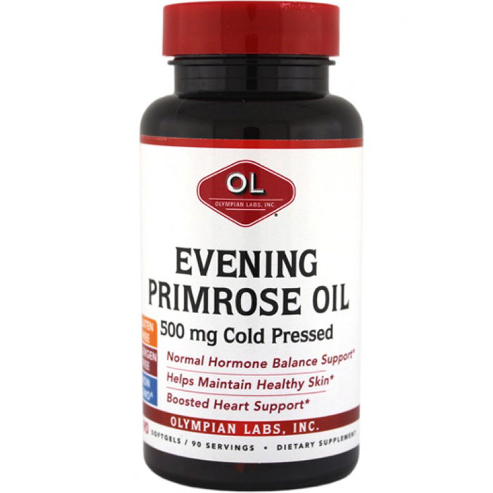 Evening Primrose Oil 500mg, 90 Softgels, Olympian Labs