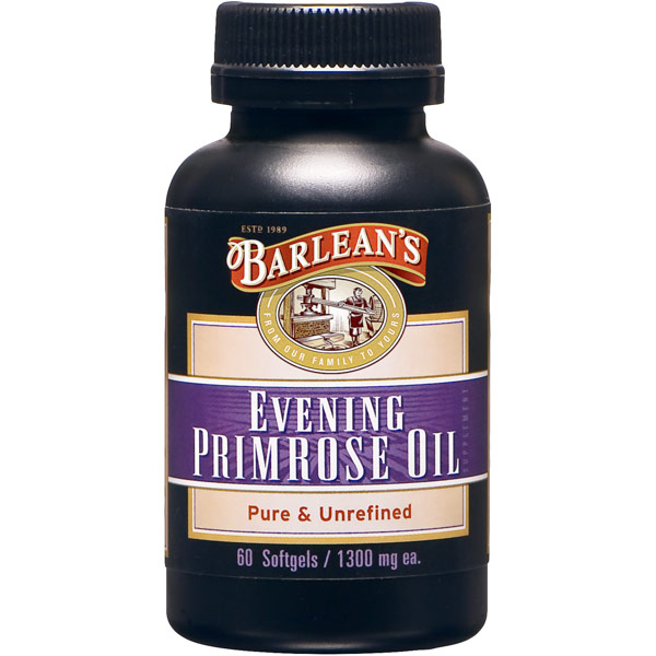 Evening Primrose Oil, 60 Softgels, Barleans Organic Oils