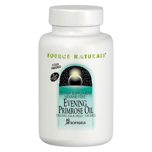 Source Naturals Evening Primrose Oil 500mg (50mg GLA) 90 softgels from Source Naturals