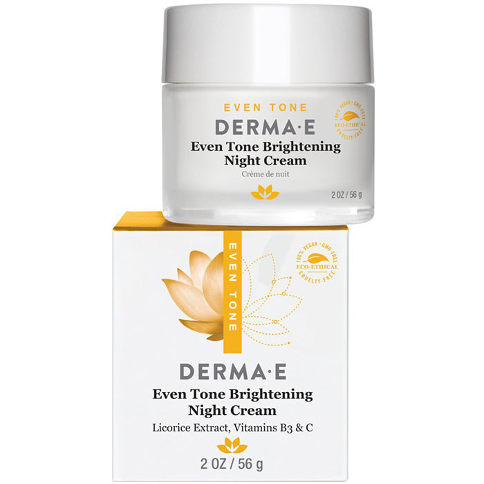Derma-E Skin Care Evenly Radiant Night Creme, 2 oz, Derma-E Skin Care