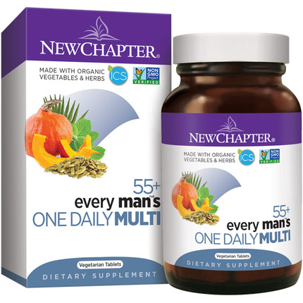 Every Mans One Daily 55+ Multivitamin, Value Size, 72 Tablets, New Chapter