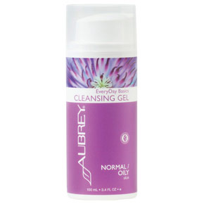 EveryDay Basics Cleansing Gel for Normal to Oily Skin, 3.4 oz, Aubrey Organics