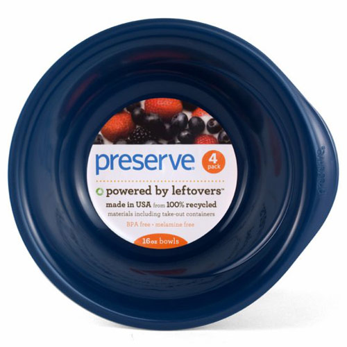 Everyday Bowls, Midnight Blue, 16 oz x 4 Pack, Preserve