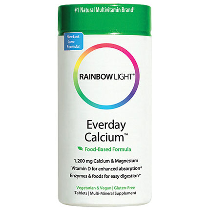 Everyday Calcium with Enzymes 120 tabs Rainbow Light