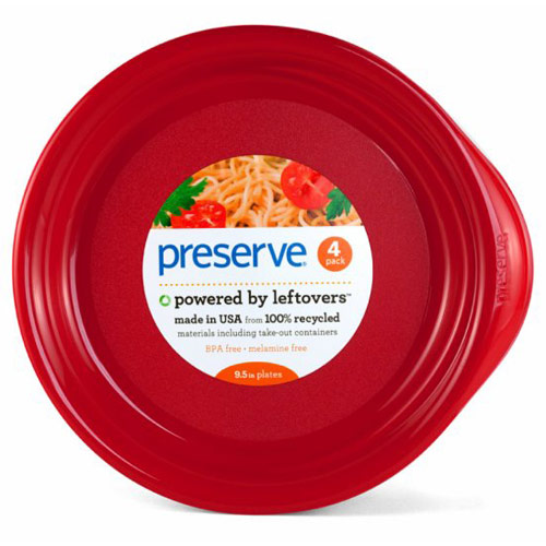 Everyday Plates, Pepper Red, 4 Pack, Preserve