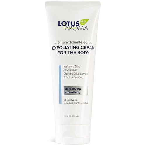 Lotus Aroma Exfoliating Cream for the Body, 7 oz, Lotus Aroma
