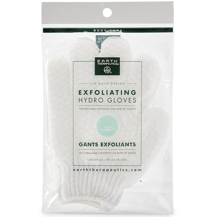 Earth Therapeutics Exfoliating Hydro Gloves-White from Earth Therapeutics