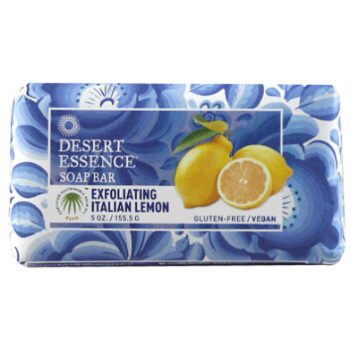 Exfoliating Italian Lemon Soap Bar, 5 oz, Desert Essence