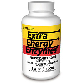 Biotec Foods Extra Energy Enzymes 200 tabs from Biotec Foods