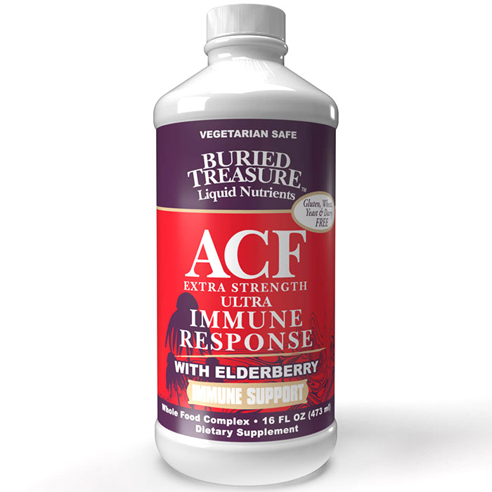 Extra Strength ACF, Liquid Supplement, 16 oz, Buried Treasure Liquid Nutrients
