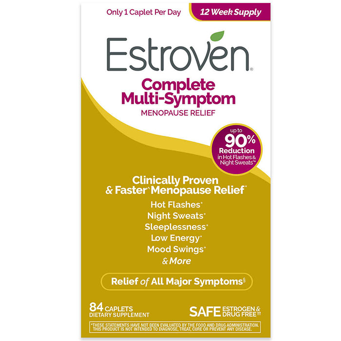 Estroven Maximum Strength + Energy, One Per Day, 60 Caplets, New & Improved