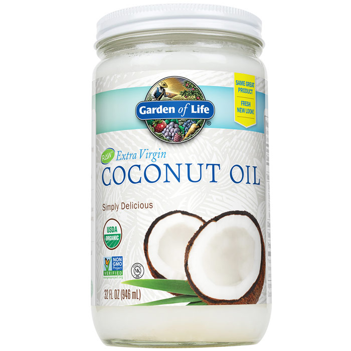 Garden of Life Extra Virgin Coconut Oil, 32 oz, Garden of Life