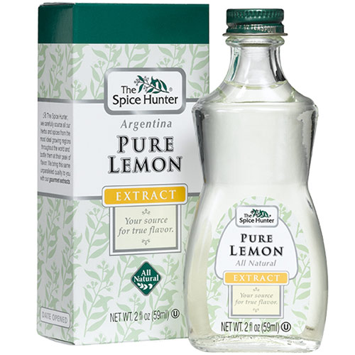 Extract, Lemon, Pure, 2 oz x 6 Bottles, Spice Hunter