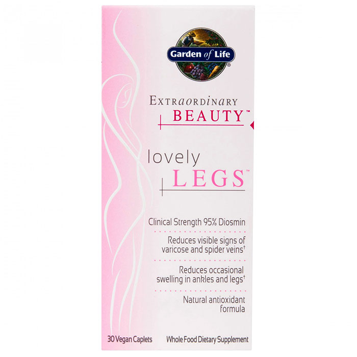 Extraordinary Beauty, Lovely Legs, 30 Vegan Caplets, Garden of Life