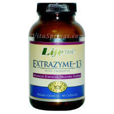 ExtraZyme-13 with Probiotics, 30 Capsules, LifeTime