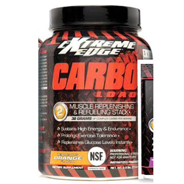 Extreme Edge Carbo Load Formula, Tenacious Orange Flavor, 2.5 lb, Bluebonnet Nutrition