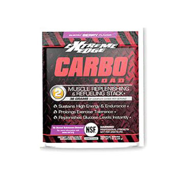 Extreme Edge Carbo Load Formula, Tenacious Orange Flavor, 1.55 oz x 7 Packets, Bluebonnet Nutrition