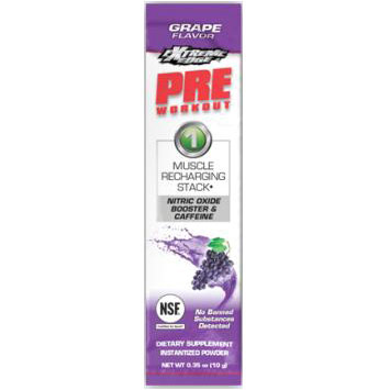 Extreme Edge Pre Workout Formula, Strawberry Kiwi Flavor, 10 g x 20 Packets, Bluebonnet Nutrition