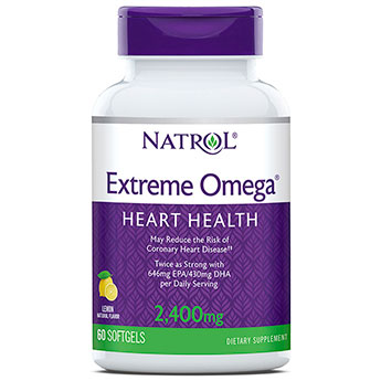 Extreme Omega Fish Oil 60 Softgels, Natrol