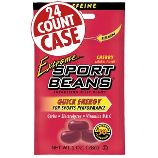 Jelly Belly Extreme Sport Beans with Caffeine, Quick Energy, 1 oz x 24 Bags