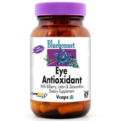 Eye Antioxidant with Bilberry, Lutein & Zeaxanthin, 120 Vcaps, Bluebonnet Nutrition