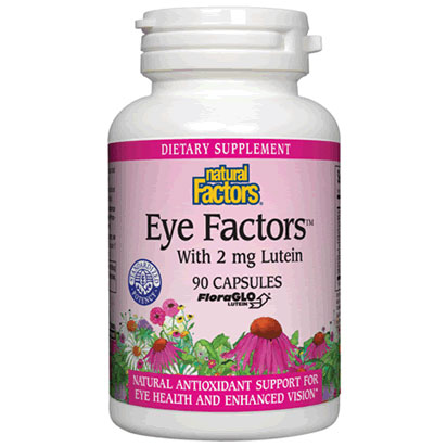 Eye Factors with Lutein 90 Capsules, Natural Factors