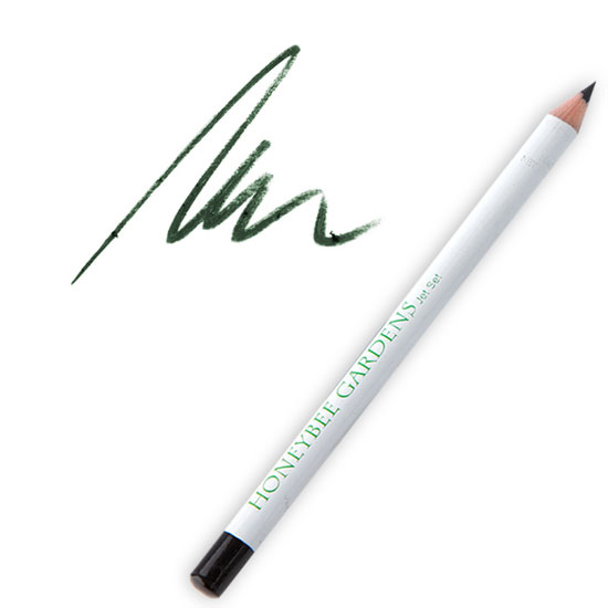 Honeybee Gardens JobaColors Eye Liner Pencil, Envy, 0.04 oz, Honeybee Gardens