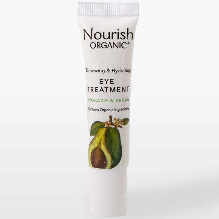 Renewing & Cooling Eye Treatment Cream with Avocado and Argan Oil, 0.5 oz, Nourish Organic