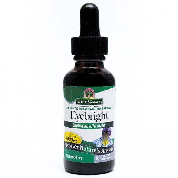 Eyebright Herb Alcohol Free Extract Liquid 1 oz from Natures Answer