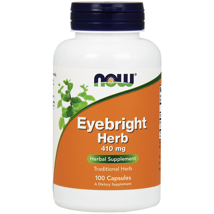 Eyebright Herb 410 mg, 100 Vegetarian Capsules, NOW Foods