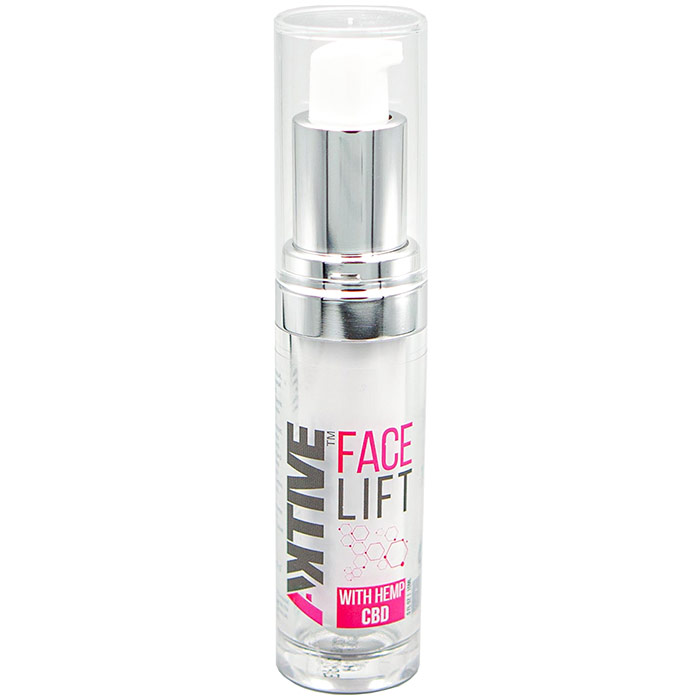 Face Lift Serum with Hemp CBD, 0.5 oz, Aktive