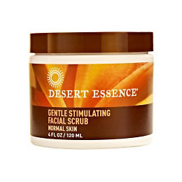 Desert Essence Facial Scrub Gentle Stimulating 4 oz, Desert Essence
