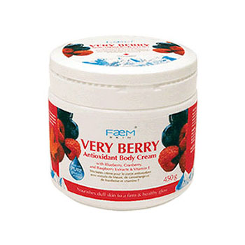 Faem Skin Very Berry Antioxidant Body Cream, 450 g, Bill Natural Sources