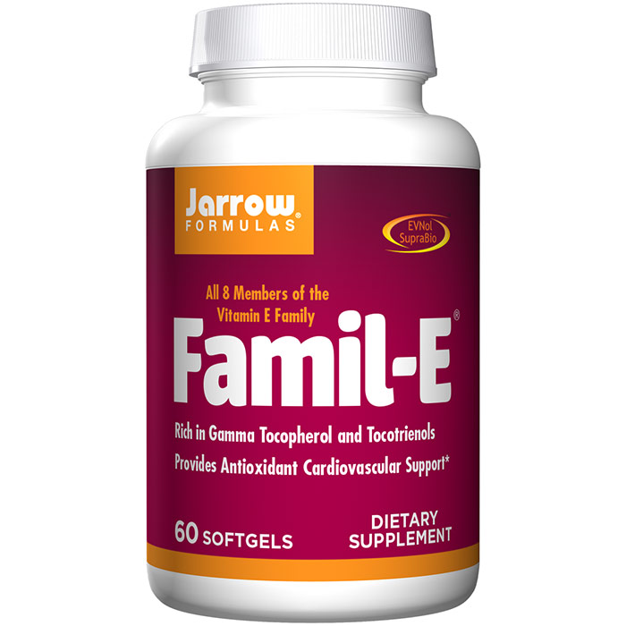 FamilE ( Famil E ) 8 forms of Vitamin E, 60 softgels, Jarrow Formulas