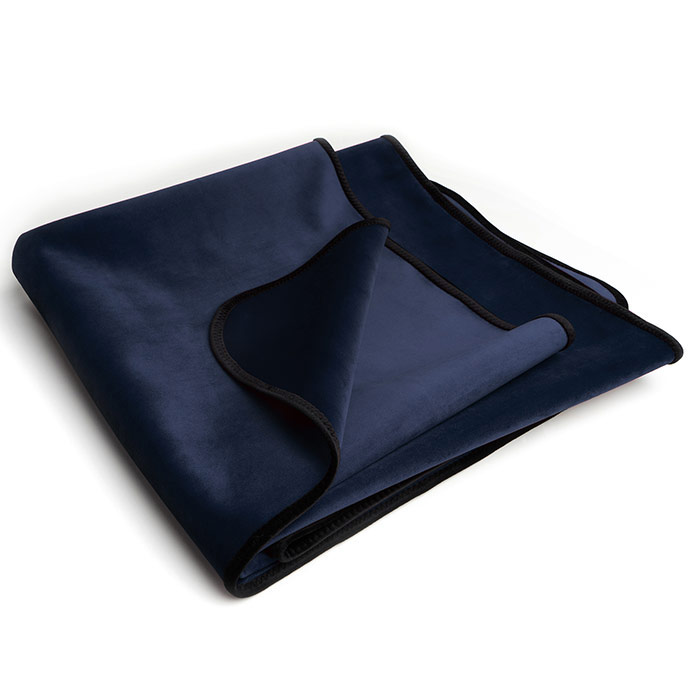 Fascinator Throw - Moisture-Proof Sensual Blanket - King Size, Microvelvet Indigo, Liberator Bedroom Adventure Gear