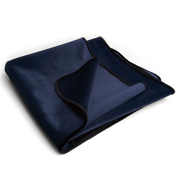 Fascinator Throw - Moisture-Proof Sensual Blanket - Microvelvet Indigo, Liberator Bedroom Adventure Gear