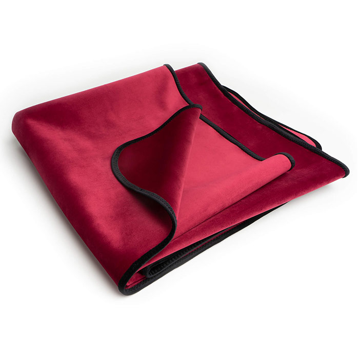 Fascinator Throw - Moisture-Proof Sensual Blanket - Microvelvet Merlot, Liberator Bedroom Adventure Gear
